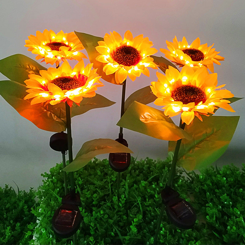 Solar Sunflower Lamp