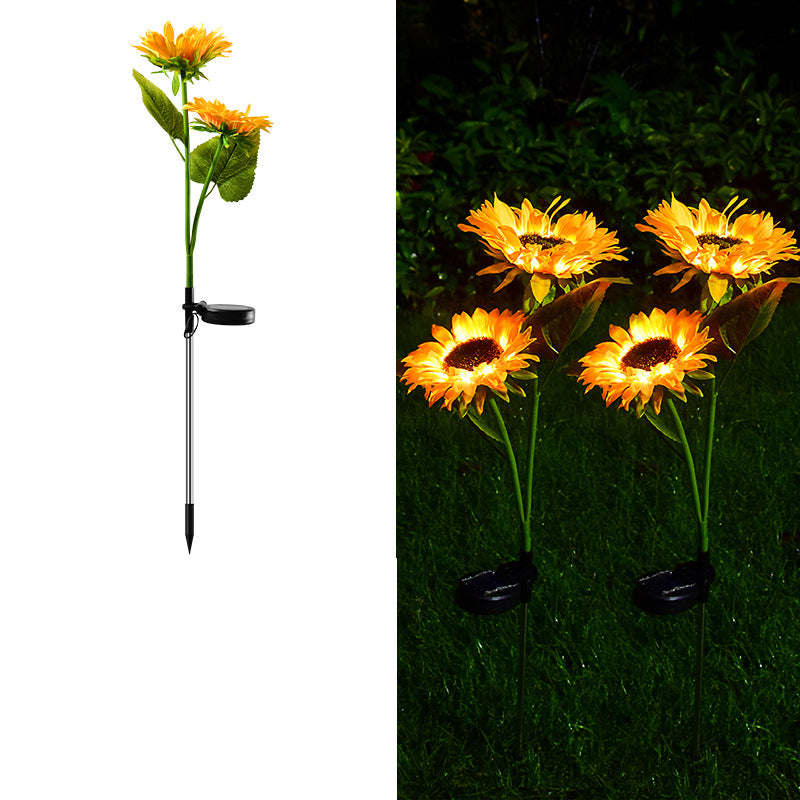 Solar Sunflower Lamp