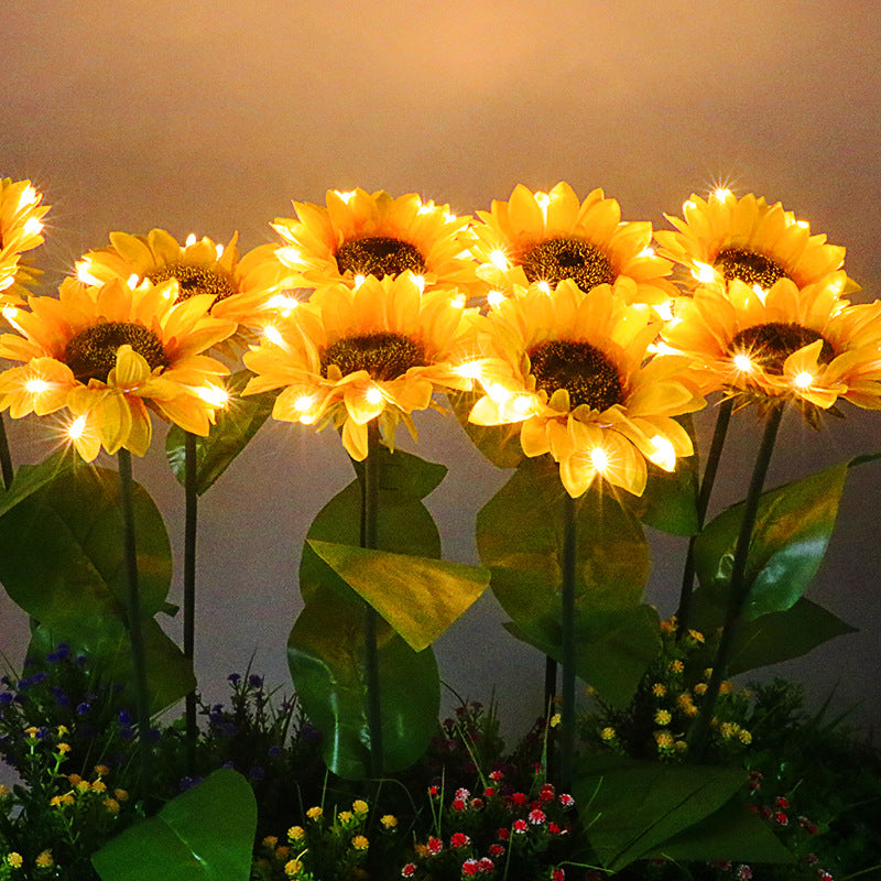 Solar Sunflower Lamp