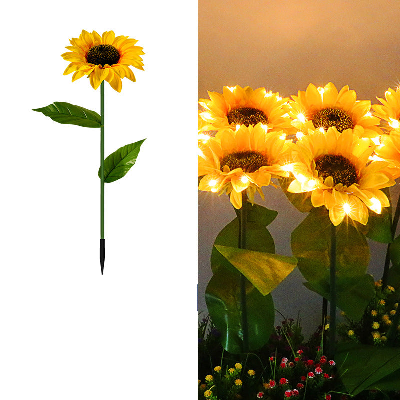 Solar Sunflower Lamp