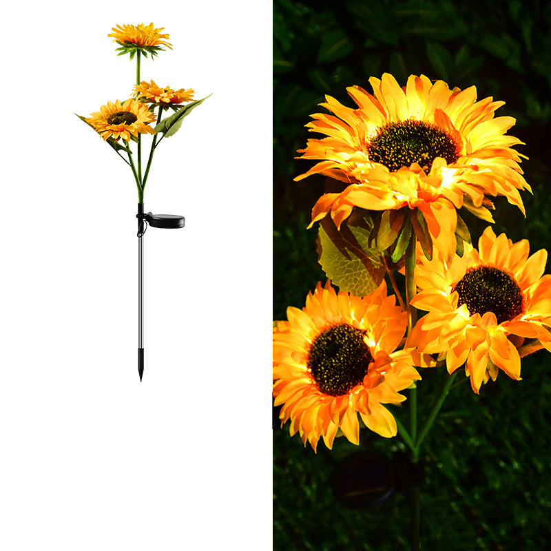 Solar Sunflower Lamp