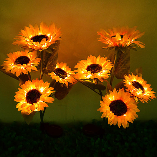 Solar Sunflower Lamp